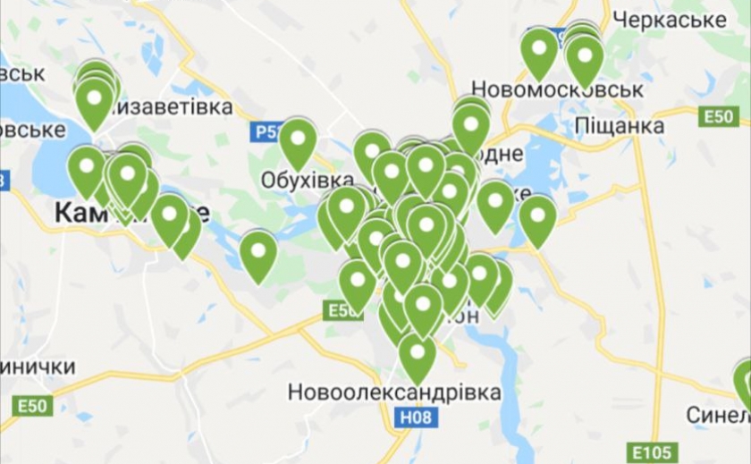 Появилась онлайн-карта продовольственных магазинов Украины