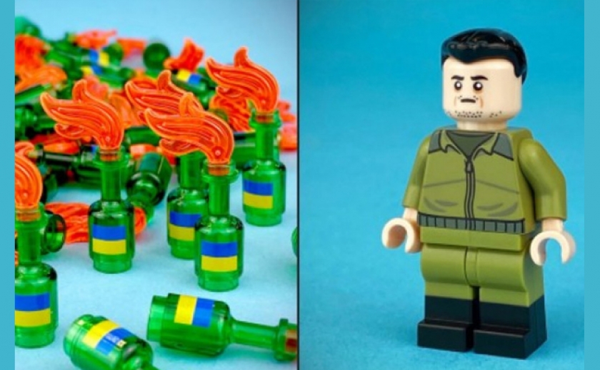 Мини-Зеленский по $100: Ретейлер LEGO продал наборы с Зеленским и коктейлями Молотова за сутки