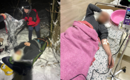Готові на все заради втечі з країни: у горах знайшли непритомного чоловіка з обмороженням